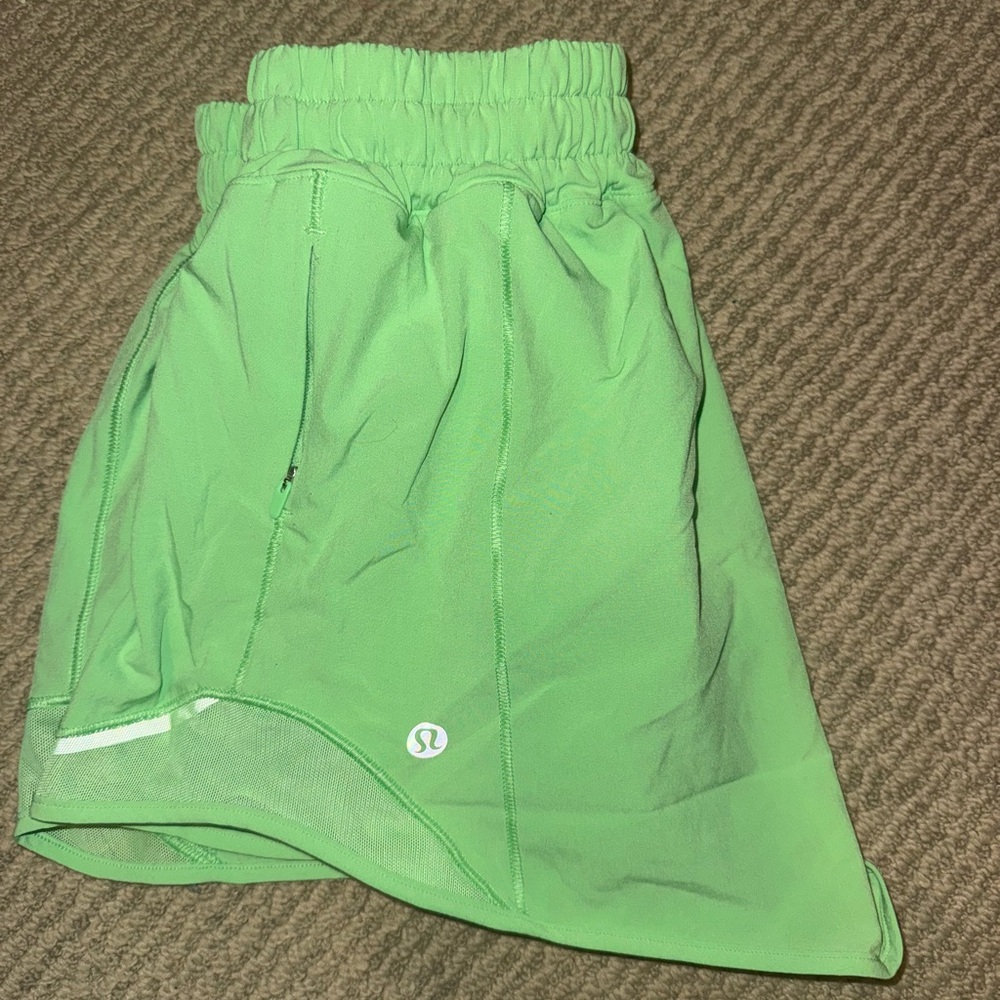 lululemon Green hotty hot Shorts
